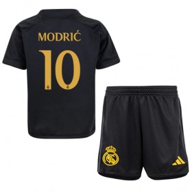 Real Madrid Luka Modric #10 Tredje Kläder Barn 2023-24 Kortärmad (+ Korta byxor)